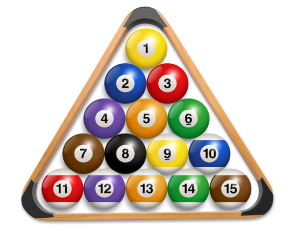 Wooden Billiard Ball Rack Solid Triangle Rack Pool Ball Racks