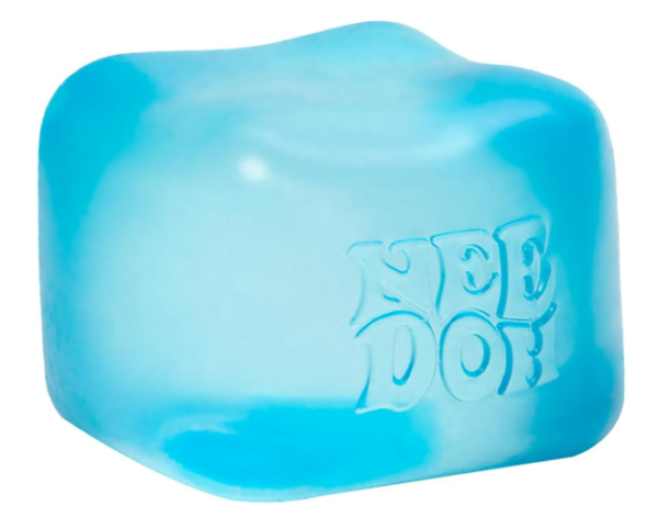 NeeDoh Nice Cube - Sensory Squeeze Toy with Super Solid Squish - 2.25" Cube - Color May Vary